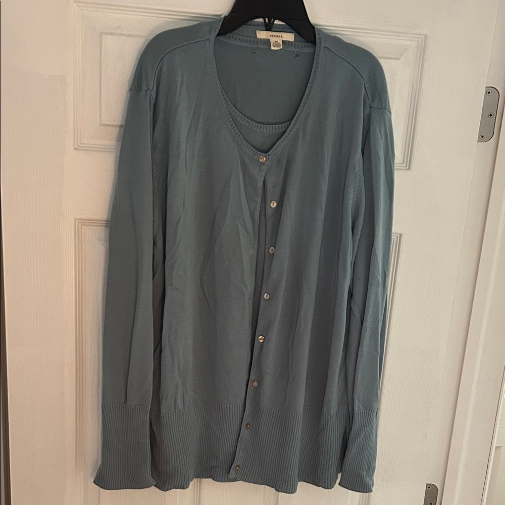 Merona Teal Knit Sweater Set